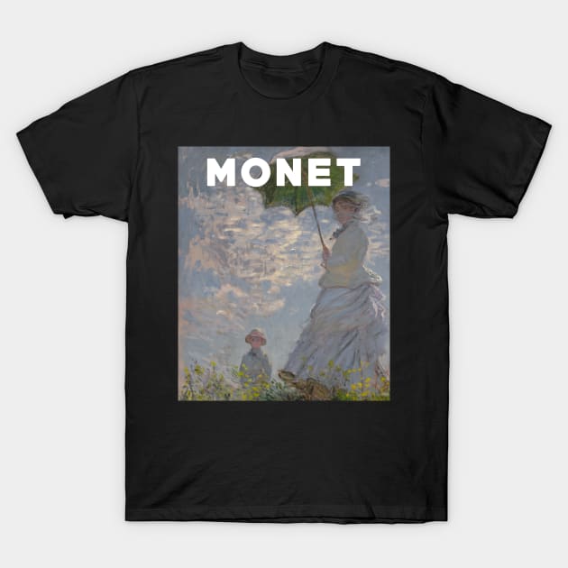 Monet Poster T-Shirt by Laevs